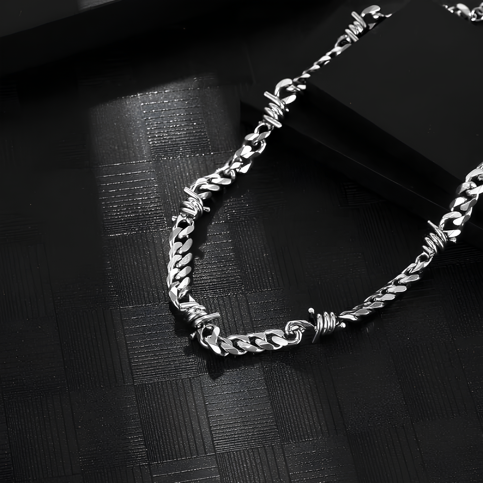 9mm Barb Wire Cuban Chain