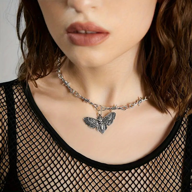 Death Moth Necklace