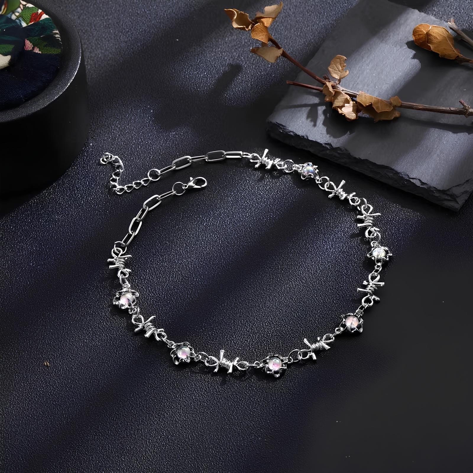 Opal Barb Necklace
