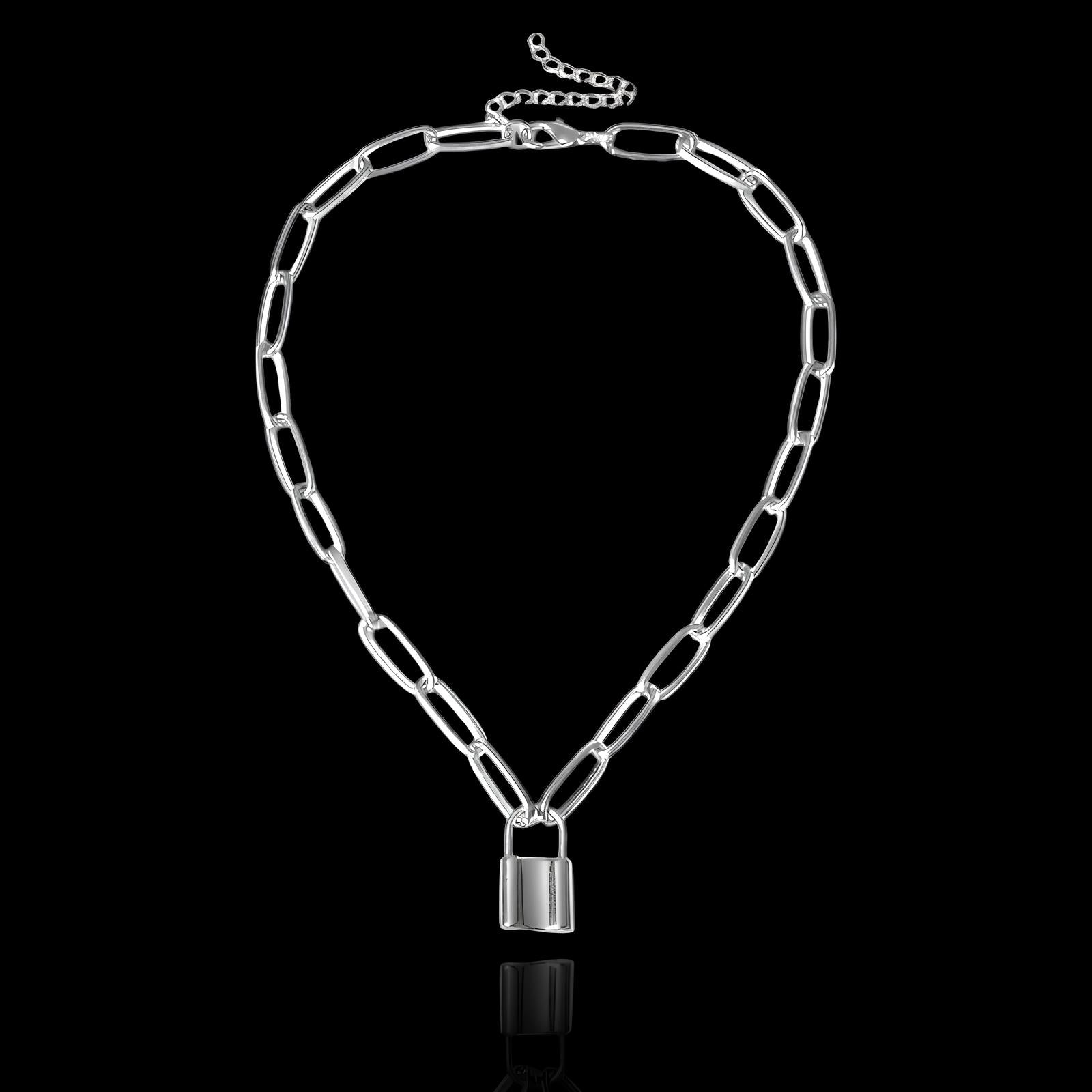 Paperclip Lock Necklace