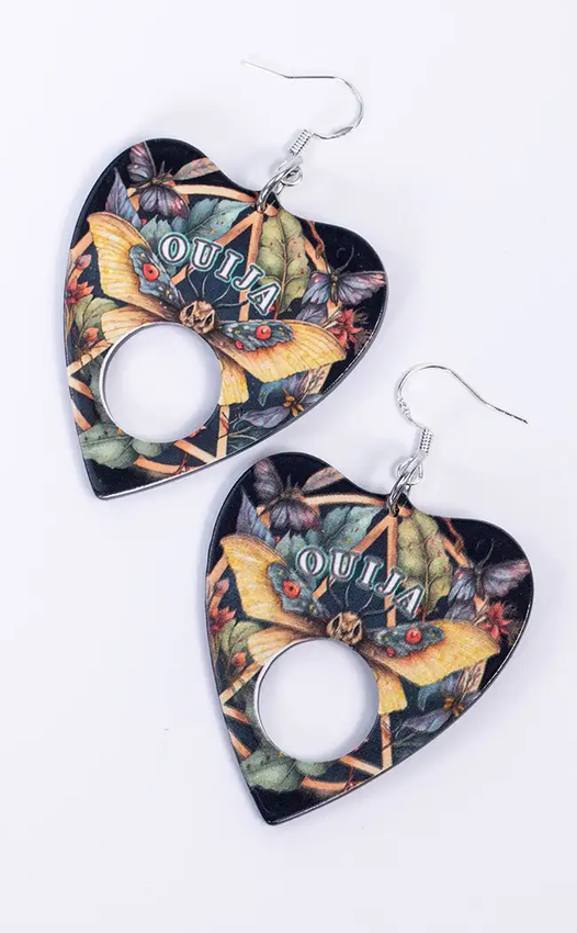 Planchette Earrings | Lunar Moth